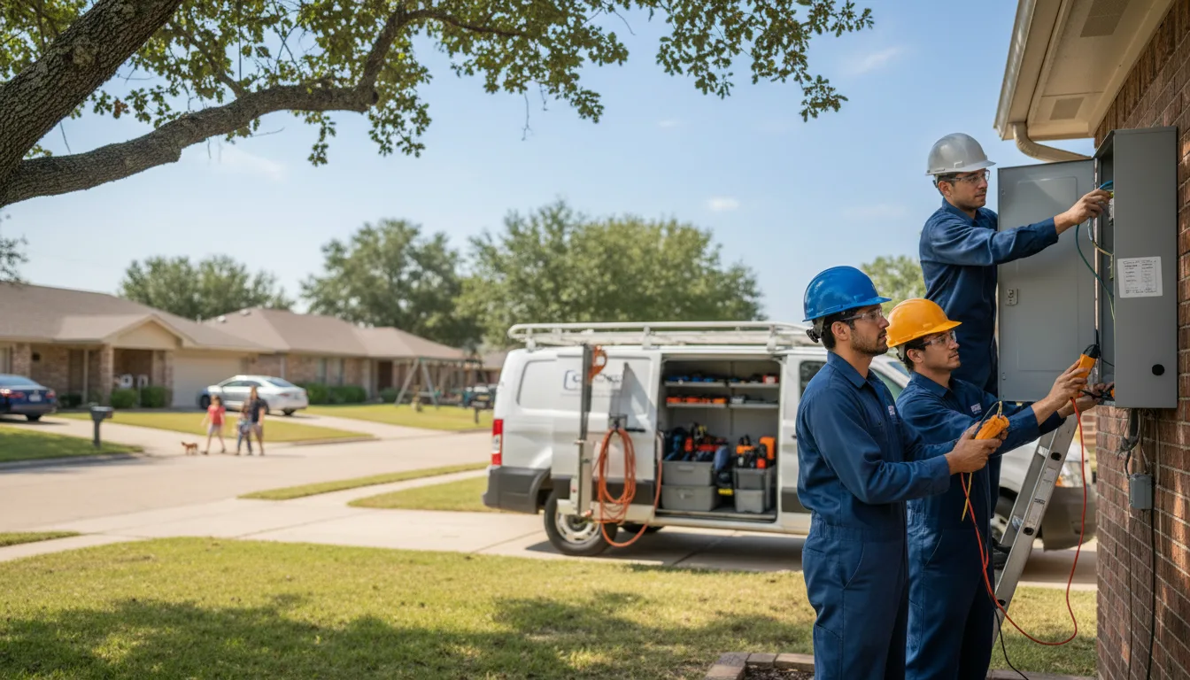 Certified electrician providing emergency electrical services in Walnutport, PA